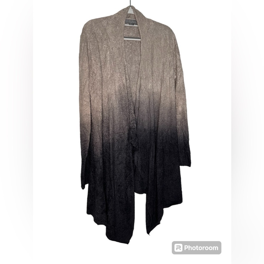 Barefoot Dreams Bamboo‎ Chic Lite ombré waterfall open front super soft cardigan